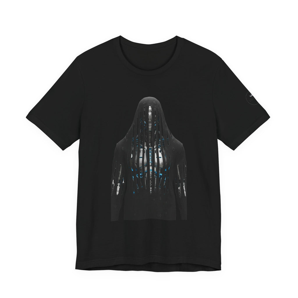 Horror Silhouette Tee — Shadowed Figure Graphic T-Shirt