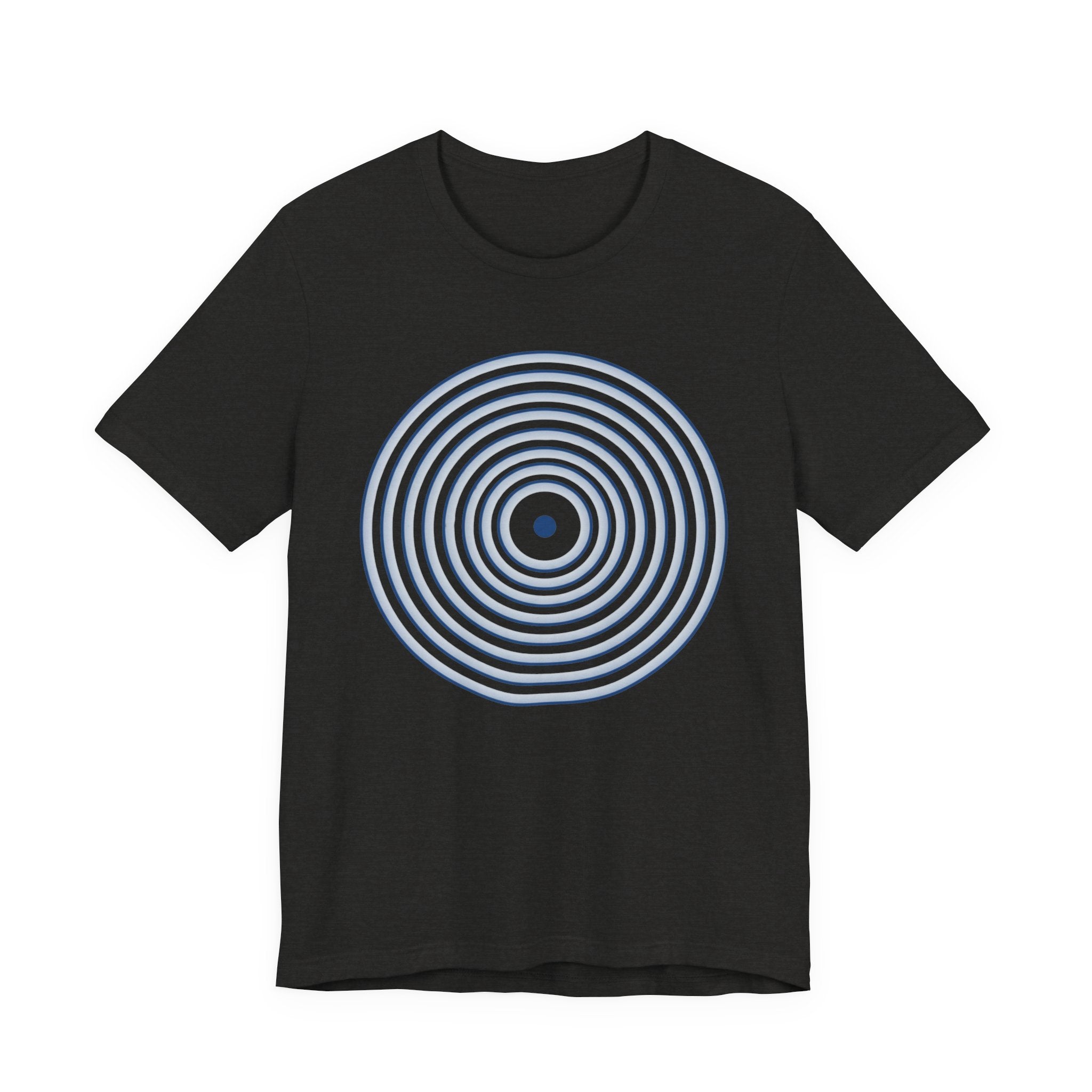 Concentric Circle Graphic Tee – Minimalist Retro Target Design