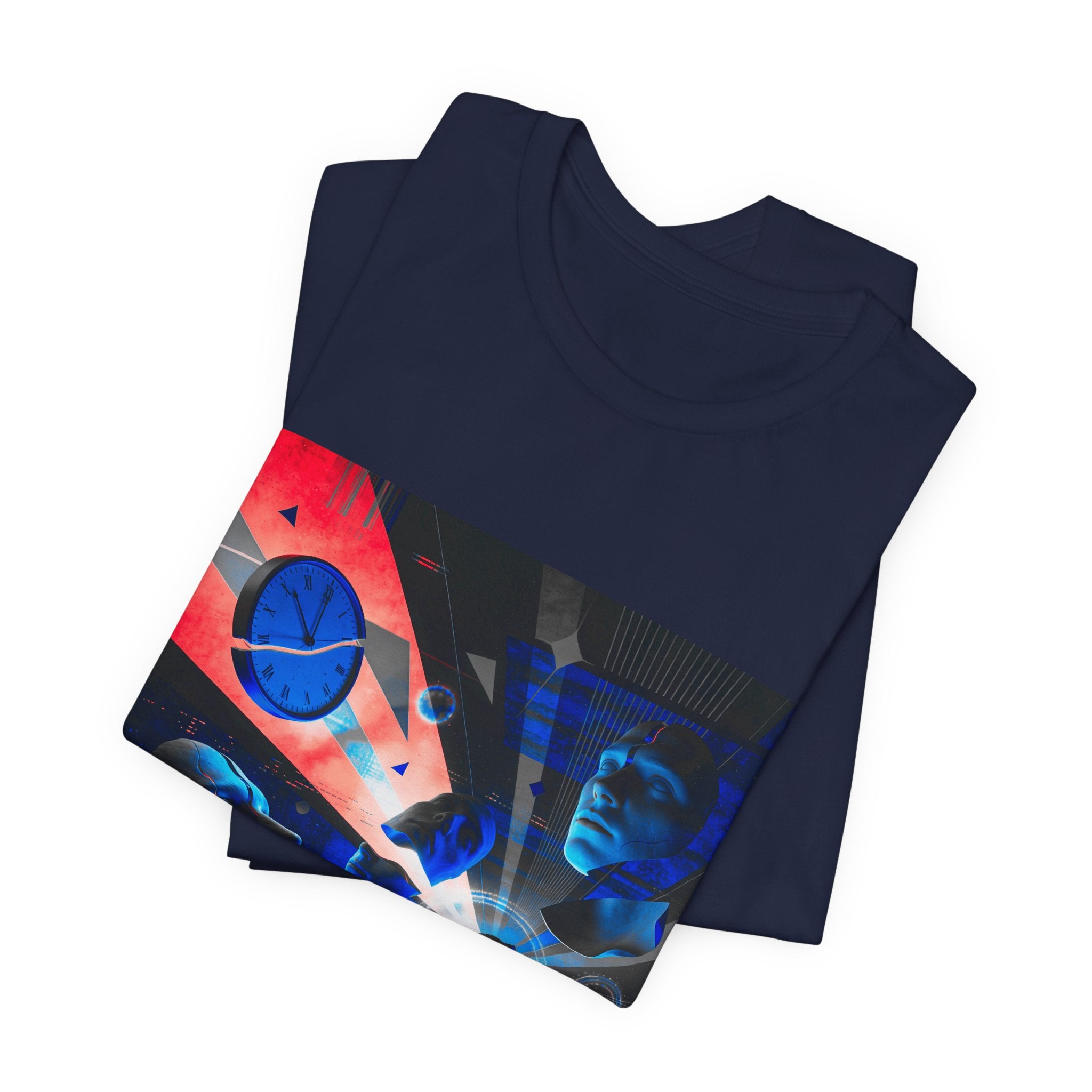 Spacewave Graphic Tee — Retro Futurism Cosmic Design