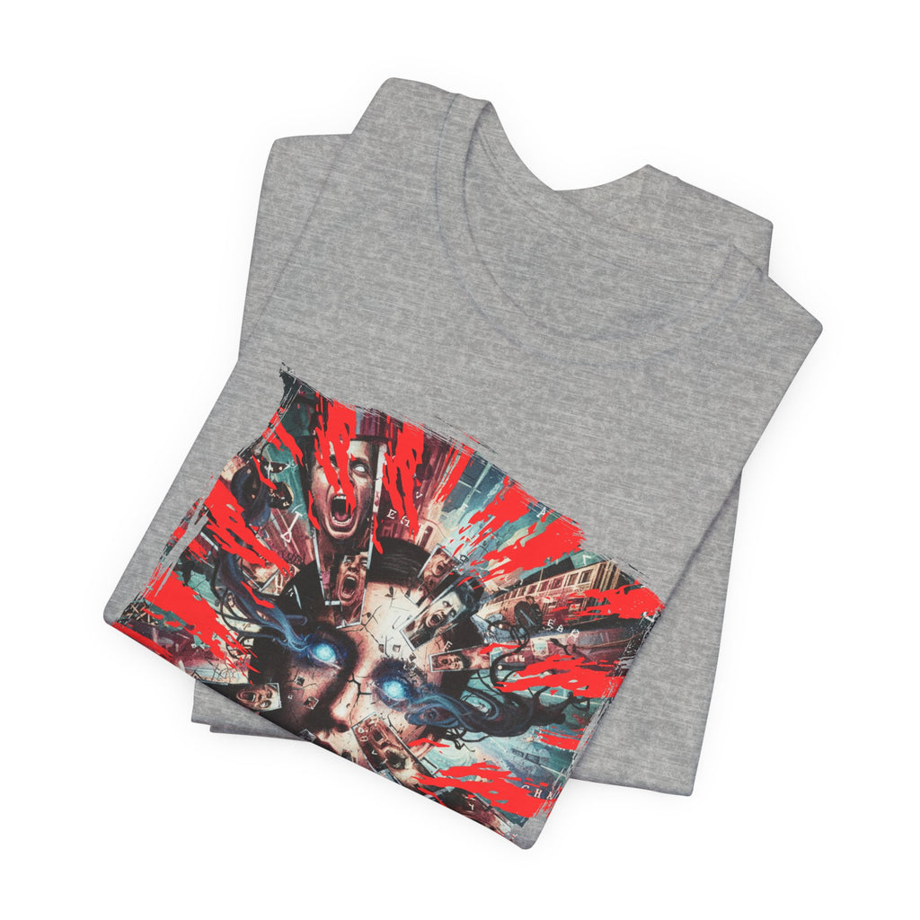 Surreal Sunburst Face Graphic Tee