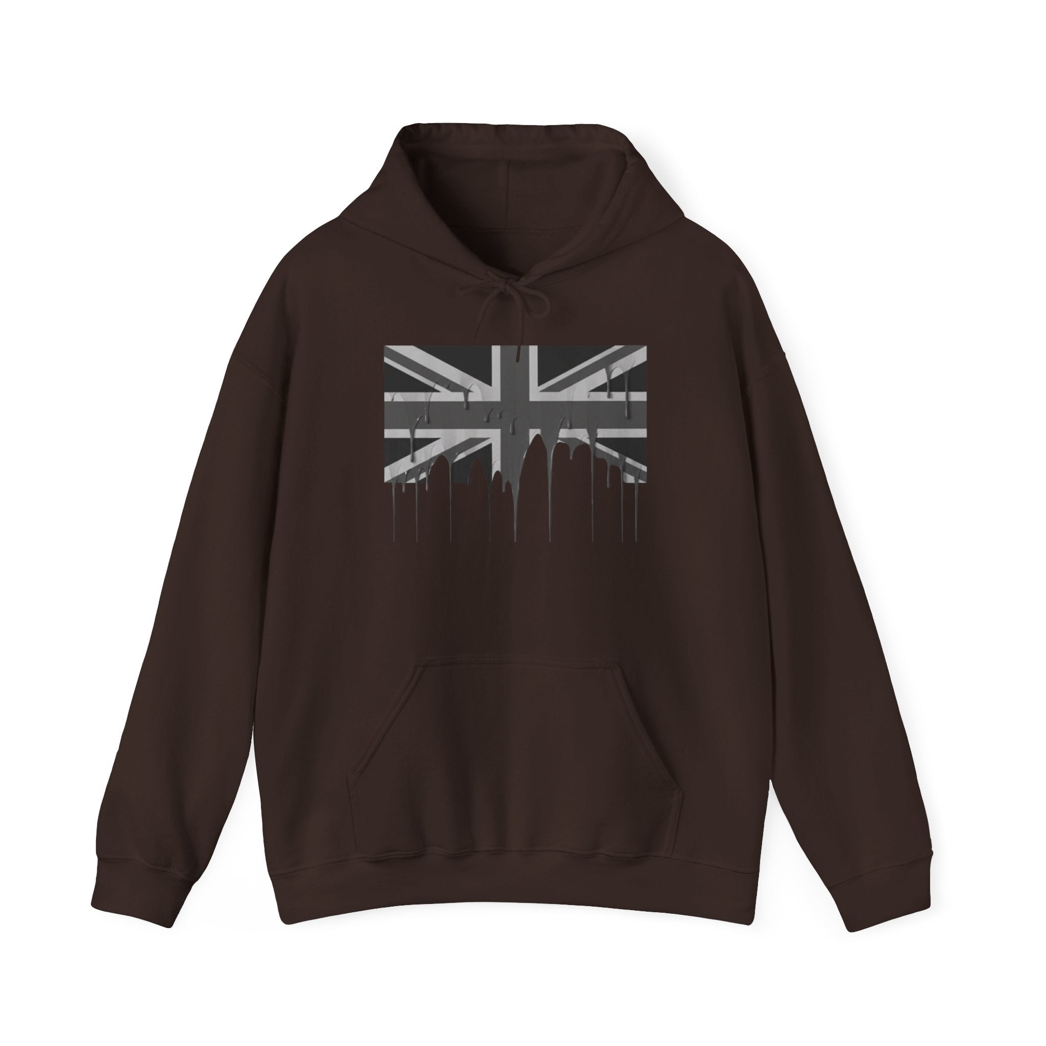 Union Jack Drip Hoodie - British Flag Streetwear Pullover