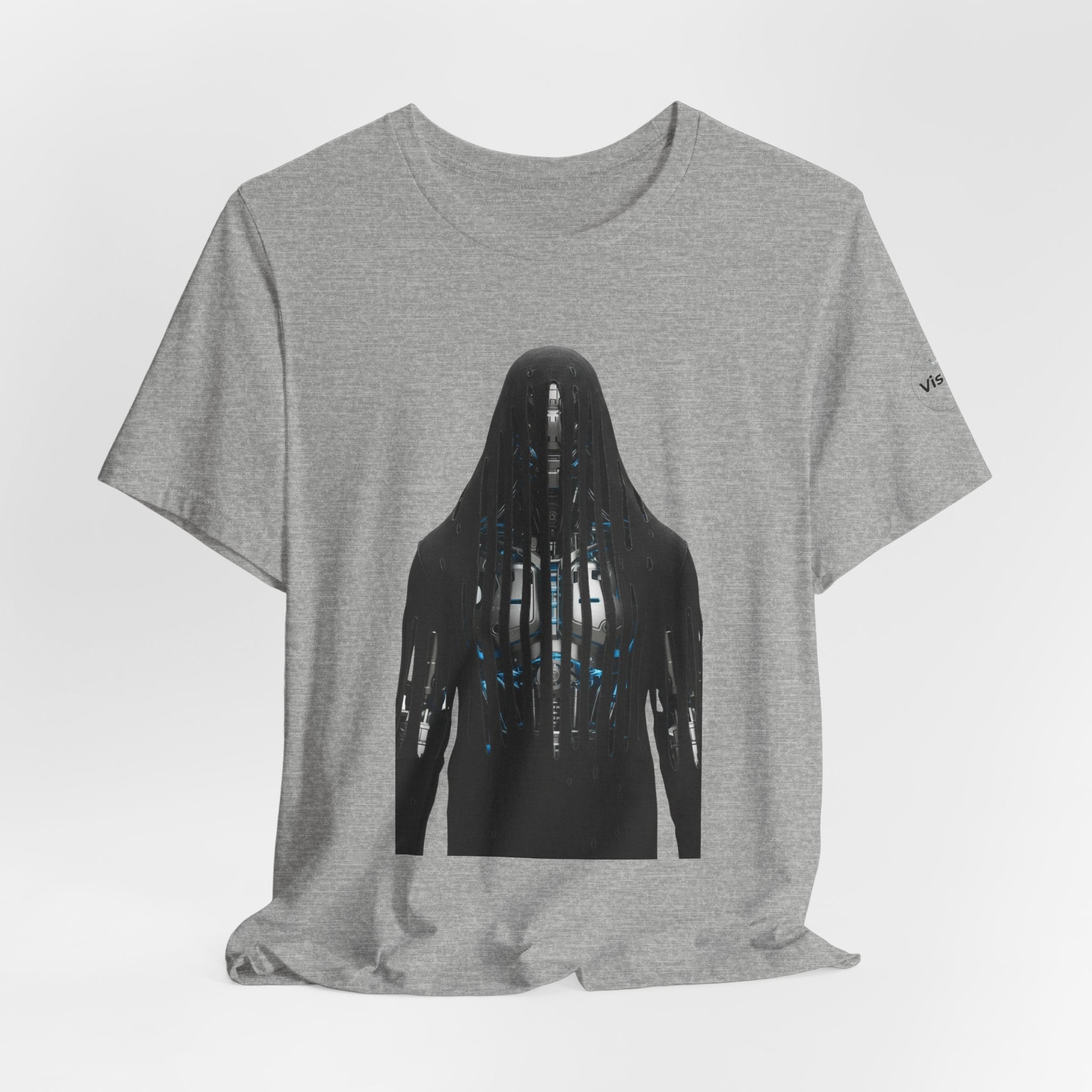 Horror Silhouette Tee — Shadowed Figure Graphic T-Shirt