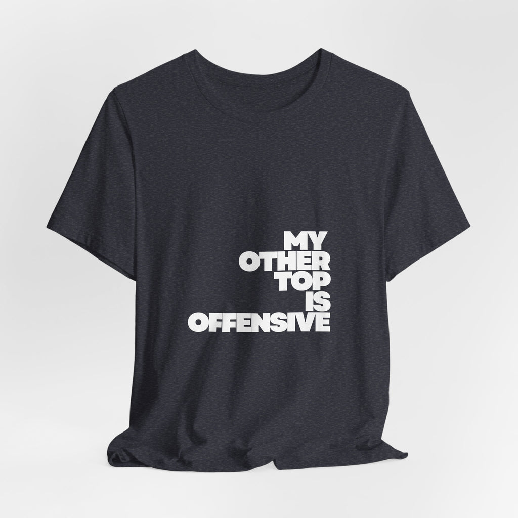 Classic White Tee — Plain Unisex Short Sleeve T-Shirt