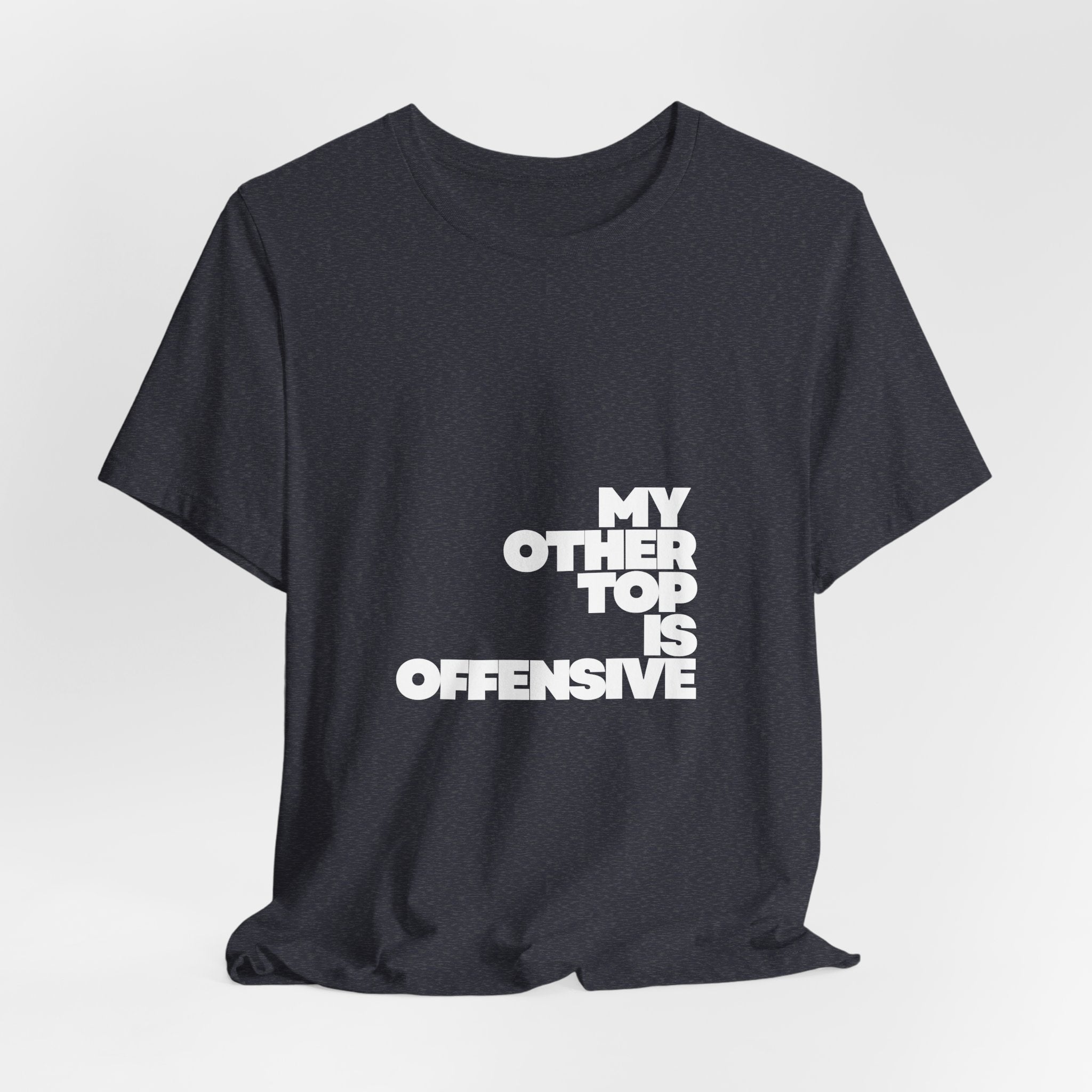 Classic White Tee — Plain Unisex Short Sleeve T-Shirt