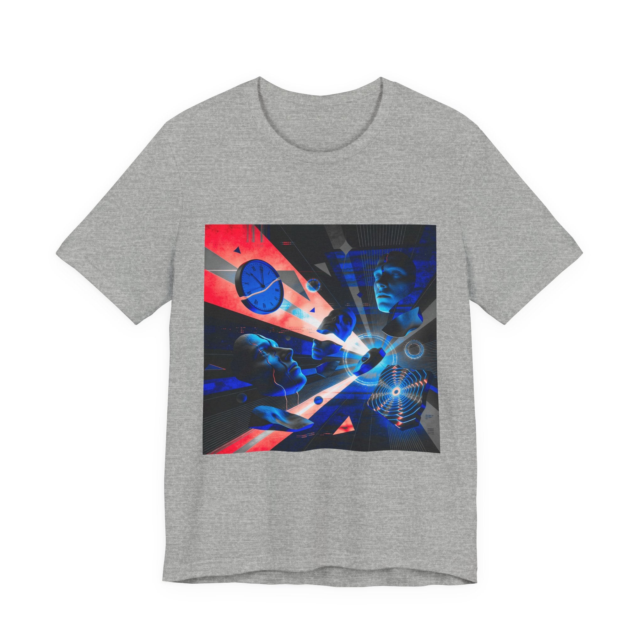 Spacewave Graphic Tee — Retro Futurism Cosmic Design
