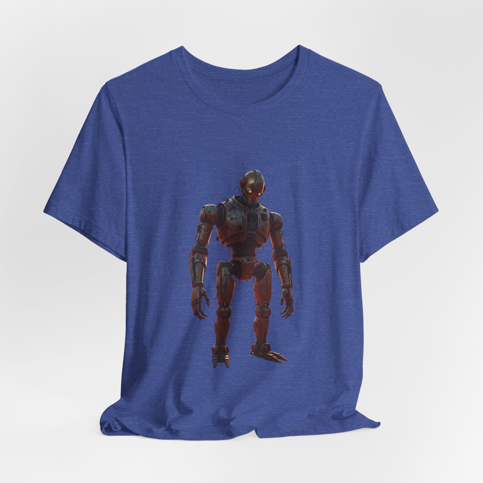 Retro Robot Graphic Tee — Vintage Mech Illustration T-Shirt