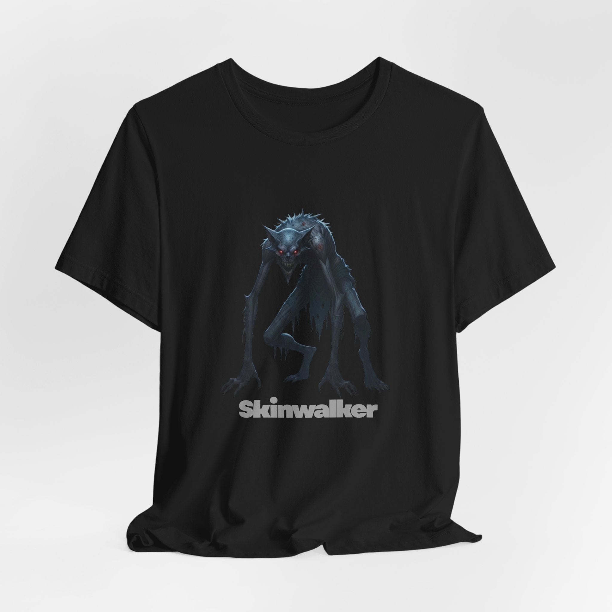 Skinwalker Graphic Tee — Creepy Creature Horror T-Shirt