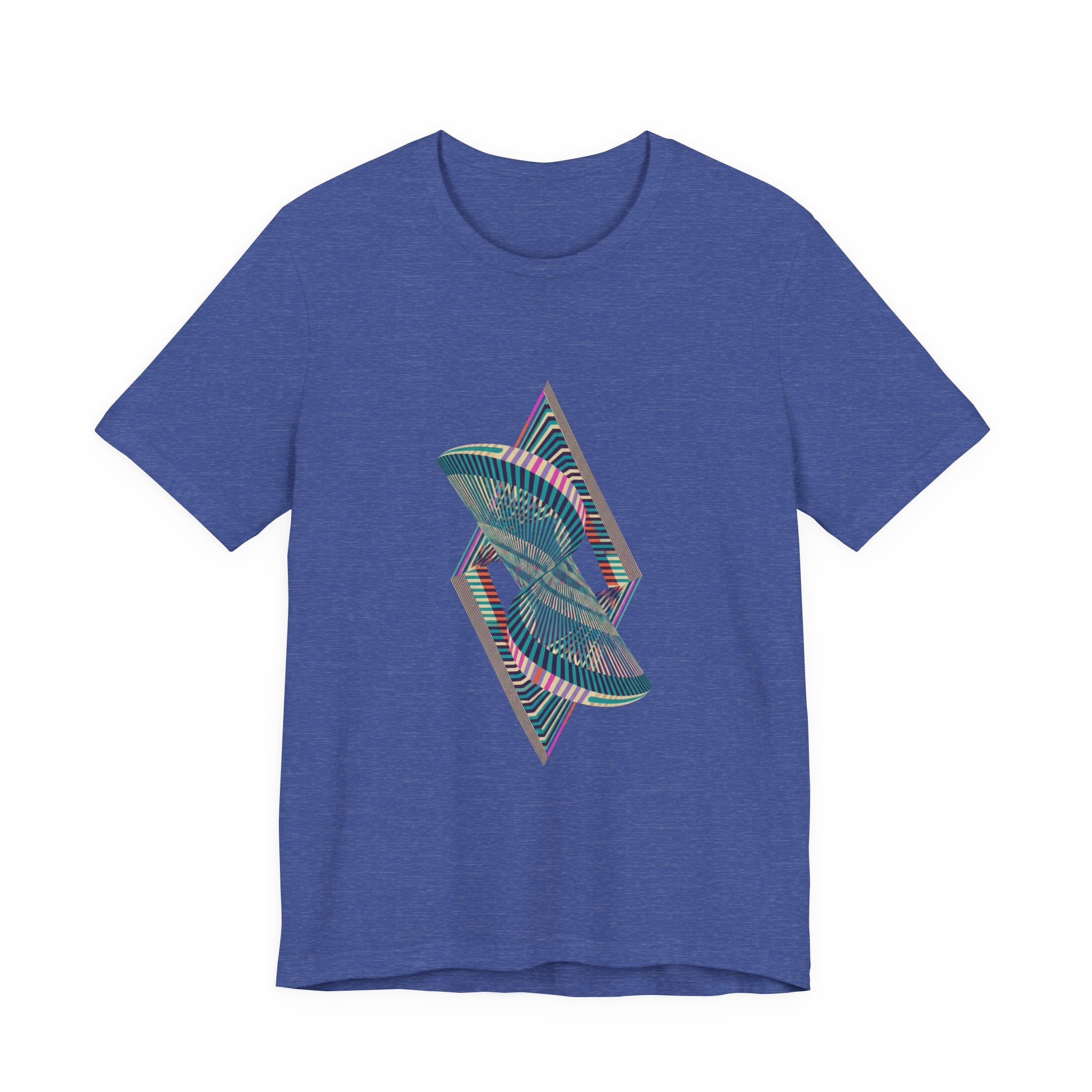 Abstract Geometric Wave Graphic Tee