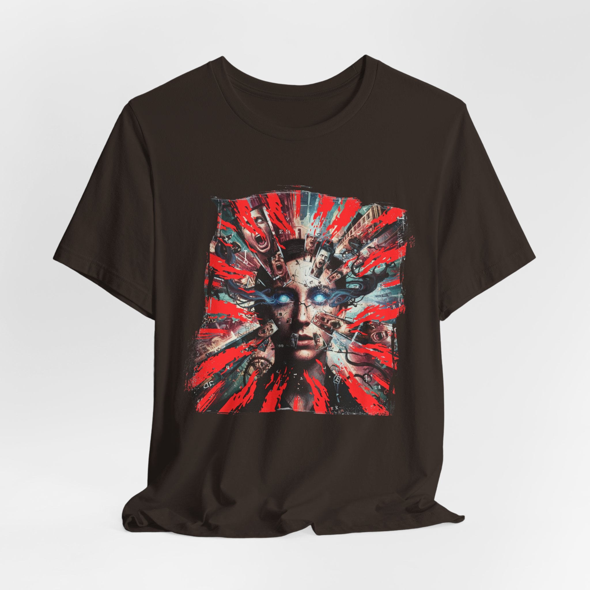 Surreal Sunburst Face Graphic Tee