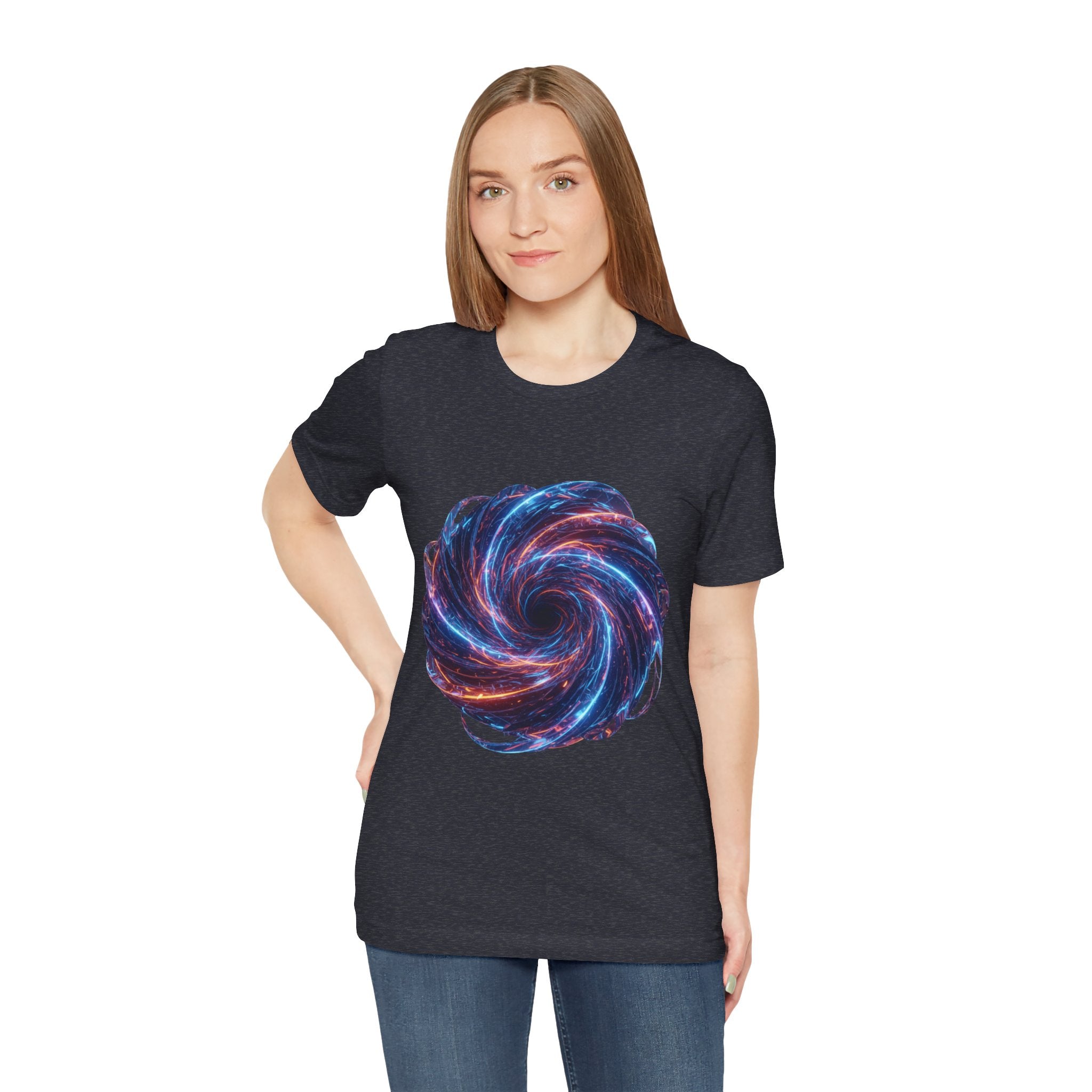 Galaxy Vortex T-Shirt — Cosmic Swirl Space Tee