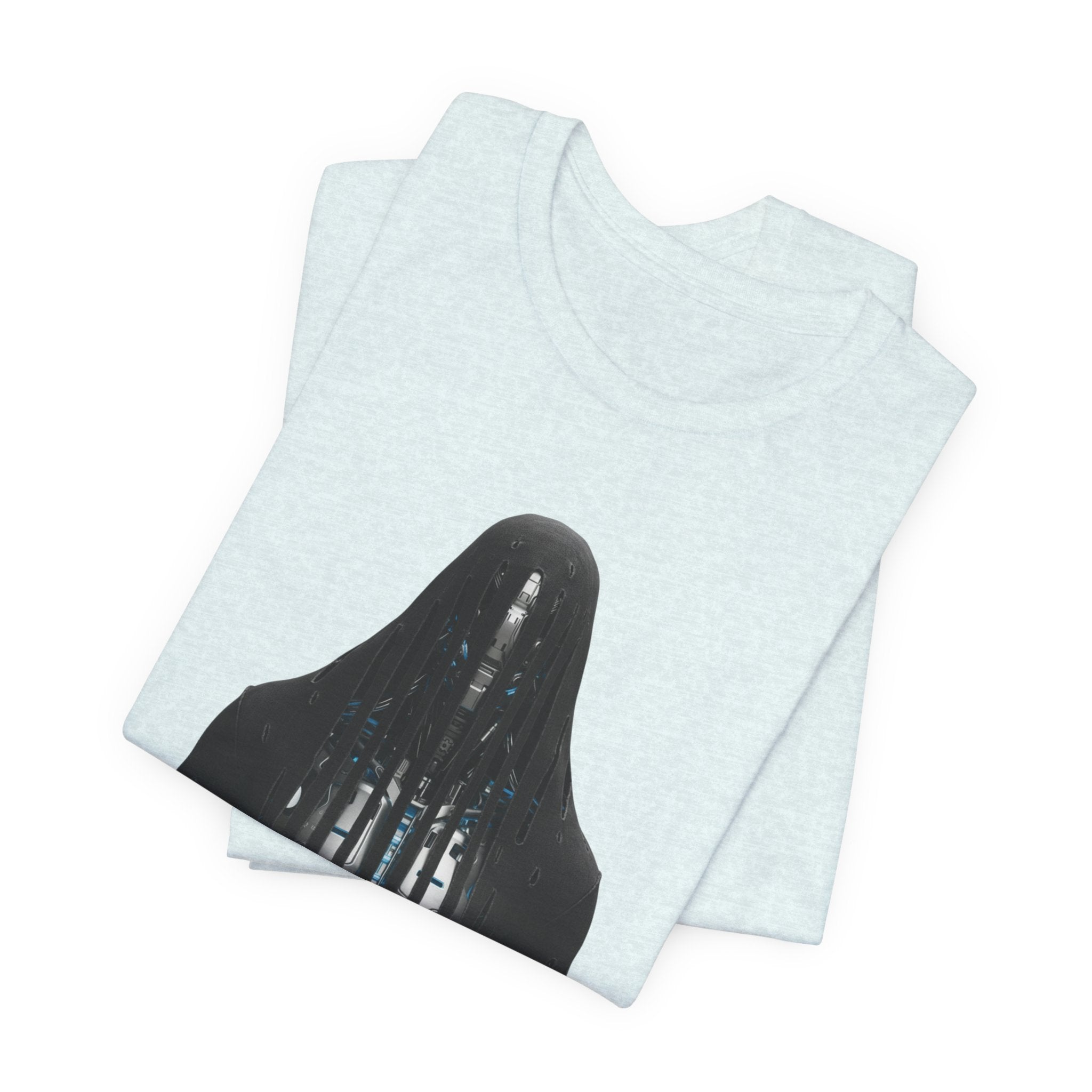 Horror Silhouette Tee — Shadowed Figure Graphic T-Shirt