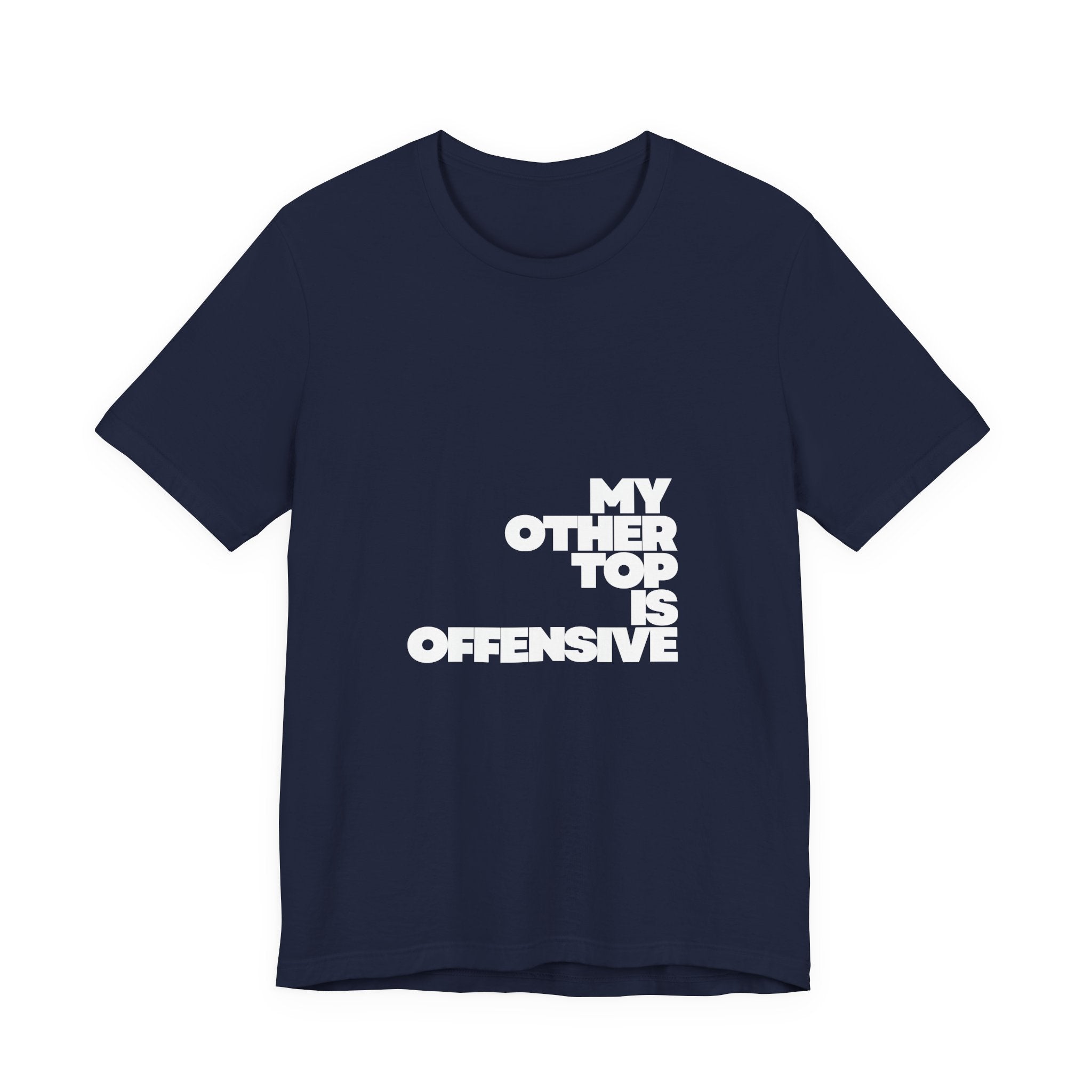 Classic White Tee — Plain Unisex Short Sleeve T-Shirt