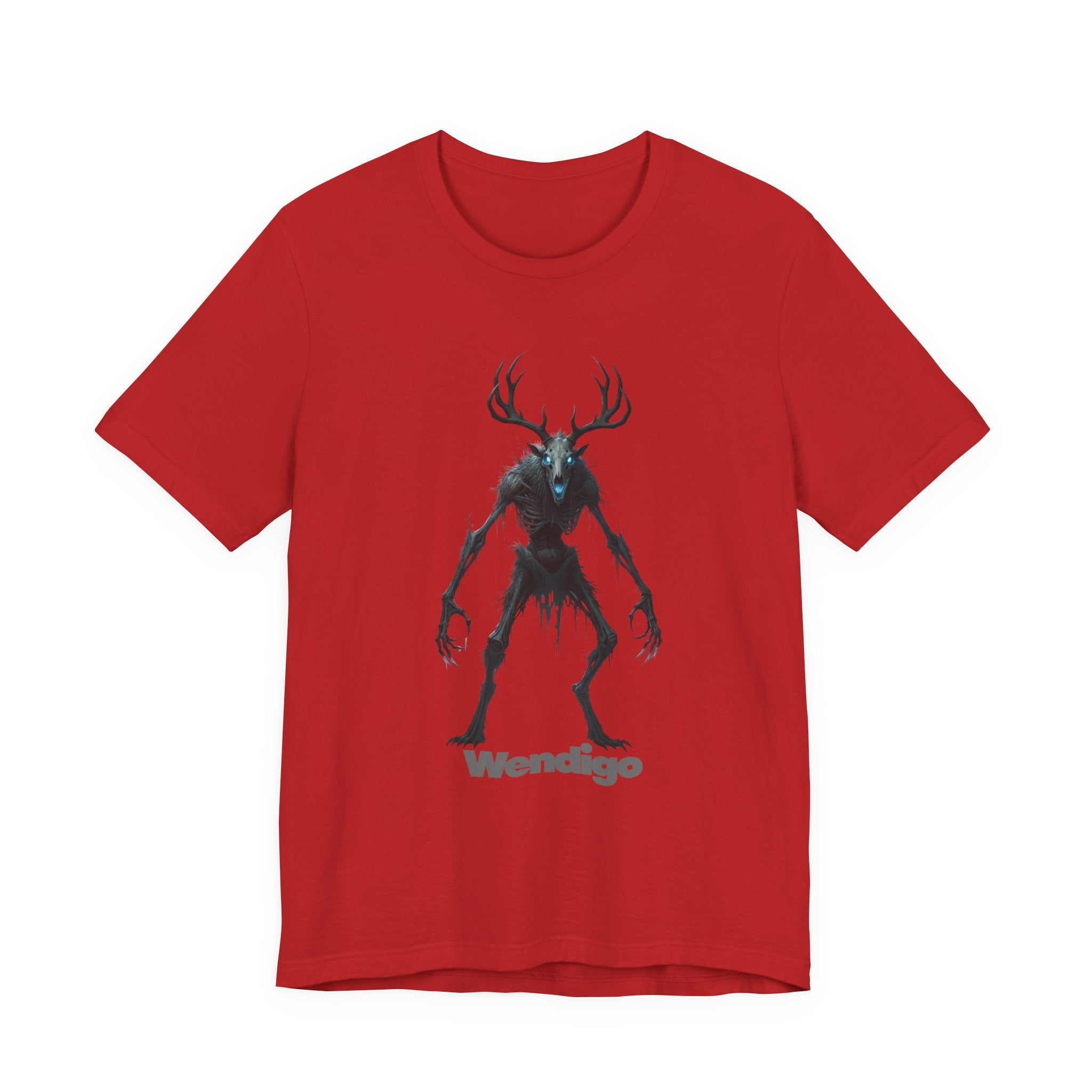 Wendigo Horror Tee — Creepy Deer Monster Graphic T-Shirt