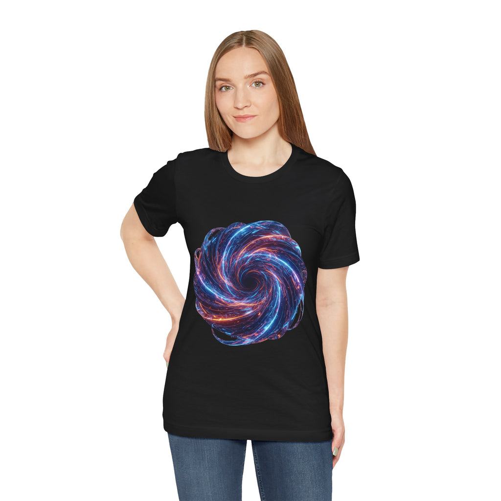 Galaxy Vortex T-Shirt — Cosmic Swirl Space Tee