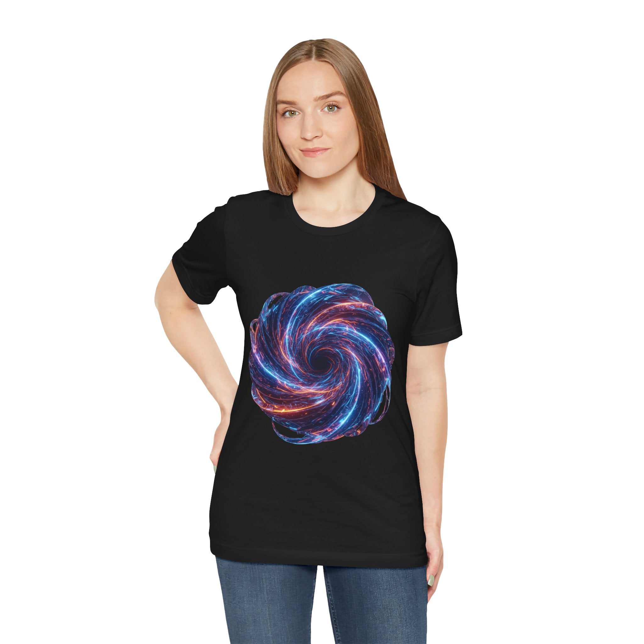 Galaxy Vortex T-Shirt — Cosmic Swirl Space Tee