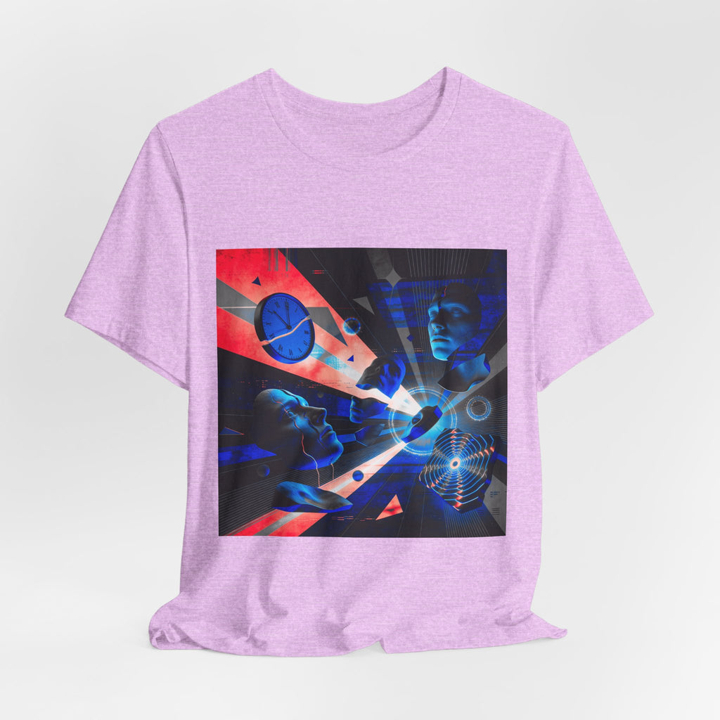 Spacewave Graphic Tee — Retro Futurism Cosmic Design