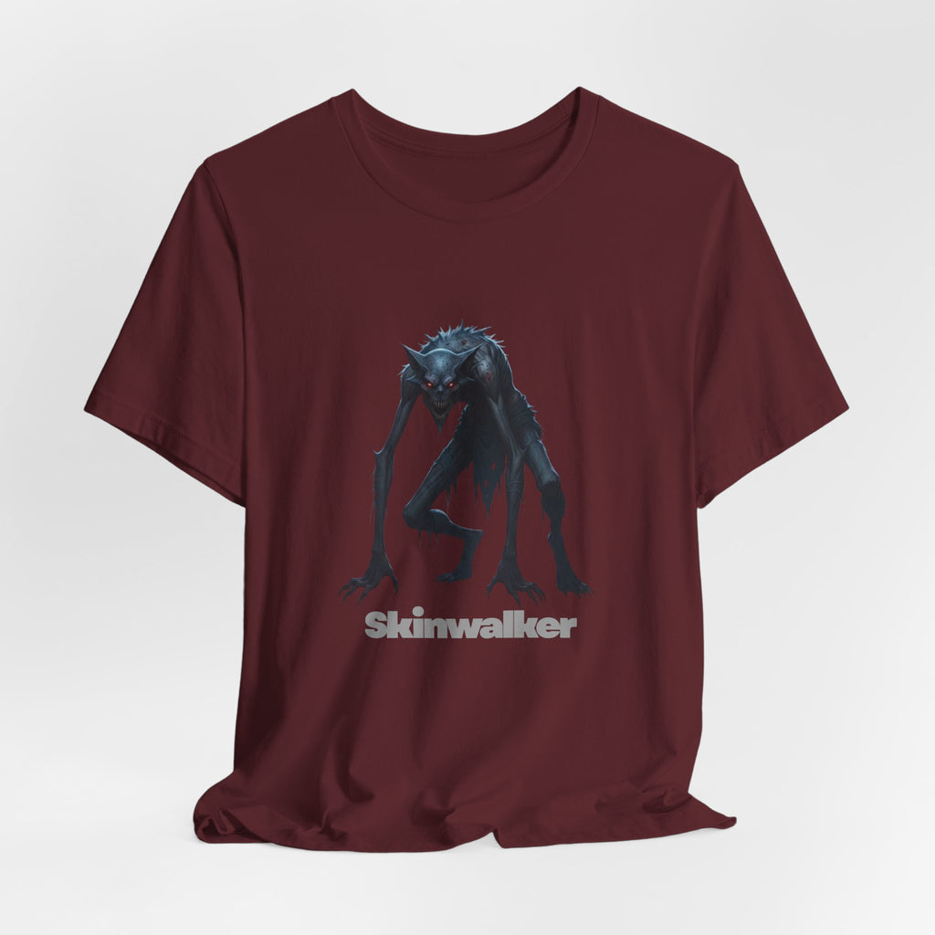 Skinwalker Graphic Tee — Creepy Creature Horror T-Shirt
