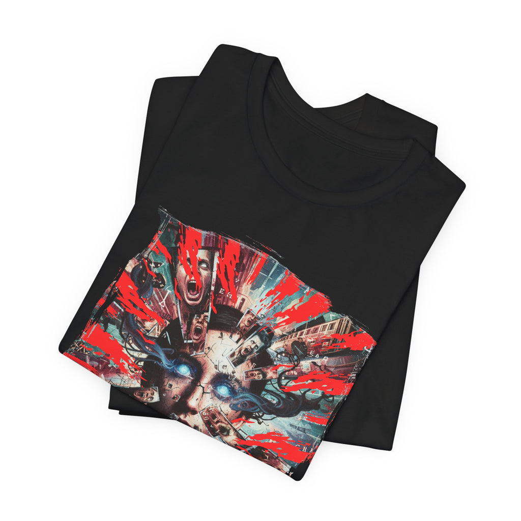Surreal Sunburst Face Graphic Tee