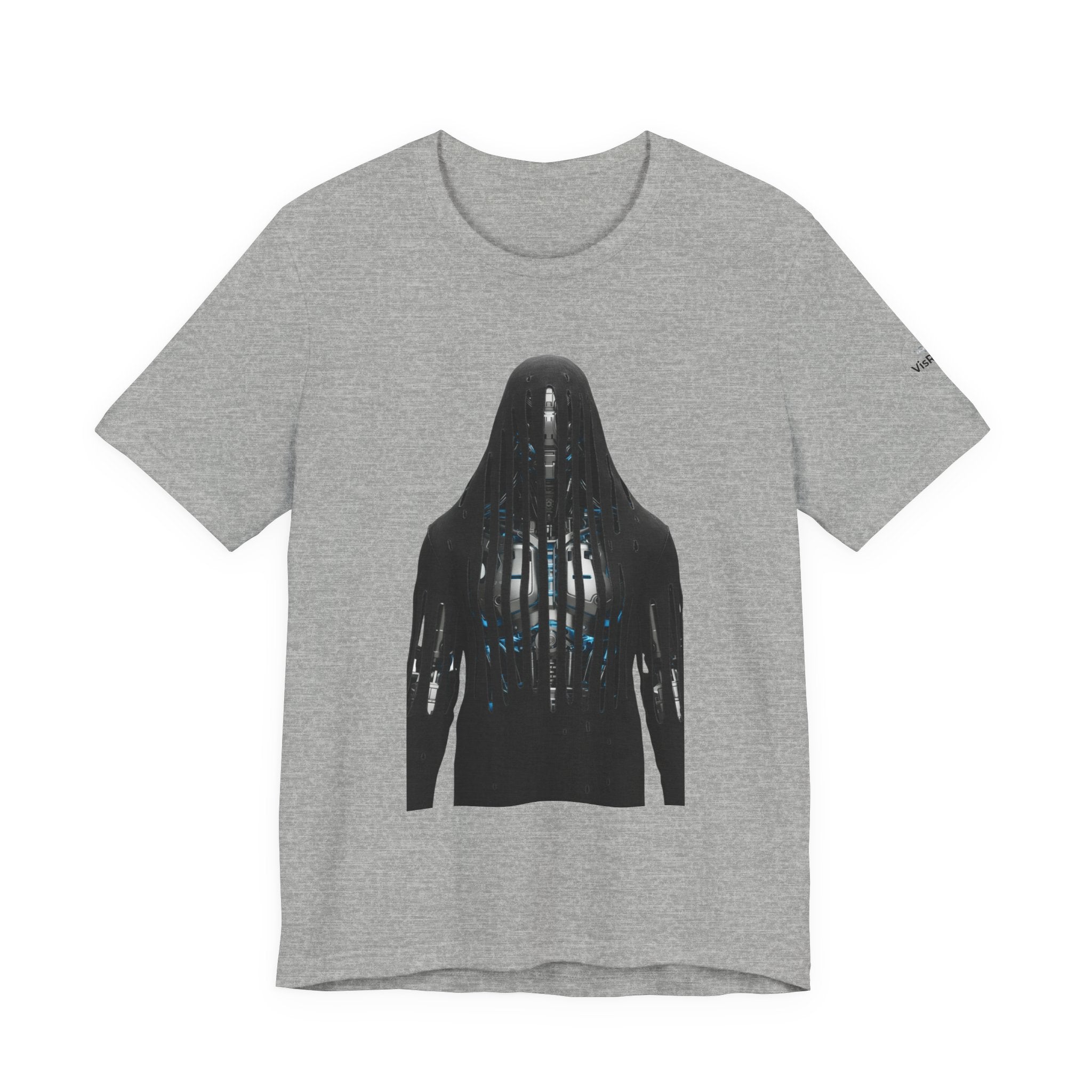 Horror Silhouette Tee — Shadowed Figure Graphic T-Shirt
