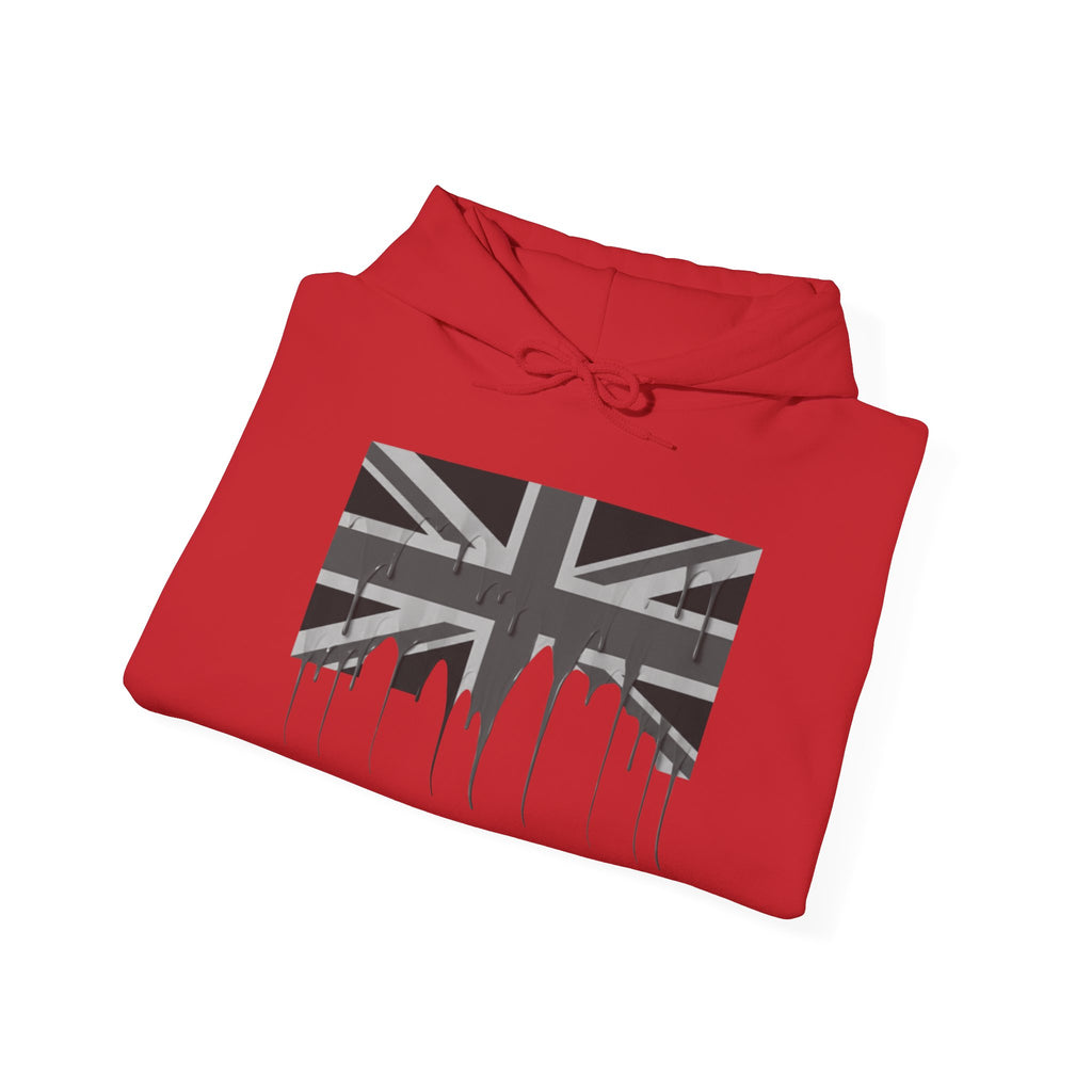 Union Jack Drip Hoodie - British Flag Streetwear Pullover