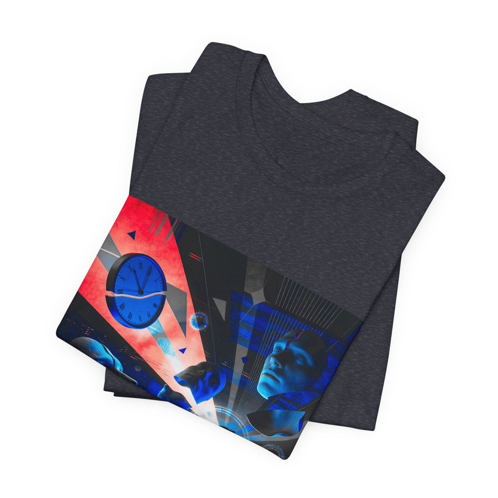Spacewave Graphic Tee — Retro Futurism Cosmic Design